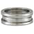 Bulgari B Zero Prata Ouro branco  ref.840100