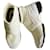 Chanel Zapatillas calcetín Blanco Crema Goma  ref.840127