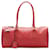 Prada Vitello Daino Boston Bag BR0227 Red Leather Pony-style calfskin  ref.840278