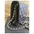 Wallet On Chain Chanel Brieftasche an der Kette Schwarz - Ansicht 4