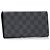 Carteira Louis Vuitton Black Damier Graphite Brazza Preto - vista 2