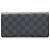 Carteira Louis Vuitton Black Damier Graphite Brazza Preto - vista 3
