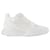 Court Sneakers - Alexander McQueen - Leder - Grau Weiß  ref.840762