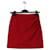 Alice + Olivia Red Crepe/Acetato Fidela Minifalda Roja Fibra de celulosa  ref.840950