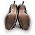 Sapato plataforma peep toe de renda preta Valentino Garavani com laço de couro - vista 5