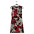 Dolce & Gabbana Mehrfarbiges ärmelloses Minikleid aus Baumwolle mit Mohnblumen und Gänseblümchen Mehrfarben  ref.841051