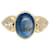 inconnue Saphir-Cabochon-Ring 6 Cts, Diamantherzen. Gelbes Gold  ref.841151