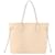 Louis Vuitton LV Neverfull beige leather Leatherette  ref.841398