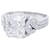 Mauboussin ring, "Subtle Message", WHITE GOLD, diamond cushion.  ref.841891