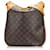 Louis Vuitton Brown Monogram Odeon MM Leather Cloth  ref.842271