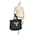 Tote Borsa Prada in rafia nera con logo Nero - vista 7