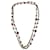 Chanel Long necklaces White Gold hardware Metal Pearl  ref.843101