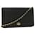 Bolsa de ombro com corrente BALLY de couro preto original3952  ref.843143
