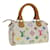 LOUIS VUITTON Mini borsa a mano Speedy multicolore con monogramma Bianco M92645 Aut3975  ref.843169