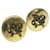 Hermès HERMES Brinco metal ouro Auth am3982 Dourado  ref.843175