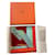 Square Hermès "Cinture e cravatte" NUOVO Arancione Seta  ref.843273