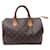 Speedy Louis Vuitton schnelle Handtasche 30 AUF LEINWAND MIT MONOGRAMM M41108 Canvas Handtasche Braun  ref.843375