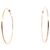 ORECCHINI VANRYCKE MARGHERITA HOOPS IN ORO ROSA 18ORECCHINI K D'oro