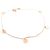 NUOVO BRACCIALE VANRYCKE MARRAKECH 16 alla 17 CM IN ORO ROSA 18K GIOIELLO IN ORO ROSA D'oro