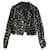 Moschino Veste en cuir avec des plaques de miroirs incrustés zéro défauts Noir  ref.843621
