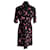 Diane Von Furstenberg Robes Soie Coton Noir Rose  ref.843624