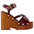 Strappy Sandals - Ami Paris - Cognac - Leather Brown  ref.843659