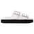 Wide Welt Chunky Sandals - Ganni - Egret - Leather White  ref.843703