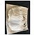 Borsa a tracolla Gerard Darel Dublin in cotone color guscio d'uovo Bianco sporco - vista 4