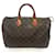 Louis Vuitton Speedy 35 Monogram-VI0962 Brown Leather  ref.844932