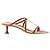 Les Sandales Basses Pralu Slides - Jacquemus - Hellbraun - Leder