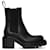 BOTTEGA VENETA Black Lug Heeled Boots Leather  ref.845220