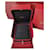 Cartier Matrimonio Fidanzamento Coppia anello interno ed esterno sacchetto di carta scatola Rosso  ref.845223