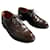 JM Weston half-width derbies with golf sole - Vintage T. 7 E (is 41) Dark brown Leather Rubber  ref.845342