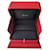 Cartier Grandi orecchini creoli espositore orizzontale con sacchetto di carta Rosso  ref.846066
