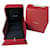 Cartier Pendientes criollos grandes caja expositora vertical con bolsa de papel Roja  ref.846067