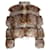 Chanel Fur Zipped Jacket in Brown Cashmere and Mohair Wool  ref.846160