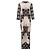 Biyan Bedruckter Maxi-Kaftan mit Paillettendetails Blau