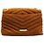 Rebecca Minkoff Bolsa de ombro acolchoada de camurça marrom - vista 3