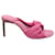 Jacquemus Les Mules Bagnu Sandalen aus rosa Leder Pink  ref.846316