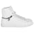 SAINT LAURENT SL/01Sneakers alte H in pelle bianca Bianco  ref.846325