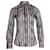 Prada Button-Down-Hemd aus schwarzer bedruckter Baumwolle  ref.846391