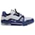 Sneakers Trainer Louis Vuitton in pelle blu marine - IT10 Blu navy  ref.846406