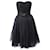 Dolce & Gabbana Dolce and Gabbana Strapless Cocktail Dress in Black Nylon Polyester  ref.846429