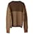Prada Stripe Knit Sweater in Camel Wool Yellow  ref.846456