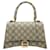 The Hacker Project-Gucci & Balenciaga Small Hourglass Bag Brown Cloth  ref.846538