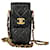 Timeless Chanel Mini bolsa atemporal Preto Pele de cordeiro  ref.846768