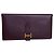 Cartera larga Hermès Béarn Soufflet de piel Epsom Rouge Sellier