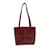 Yves Saint Laurent Vintage Brown Embossed Leather Stitch Tote Bag  ref.846838