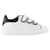 Oversized Sneakers - Alexander Mcqueen - White/Black - Leather  ref.847458