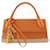 Le Chiquito Long Cordao Bag - Jacquemus - Orange - Leather  ref.847472
